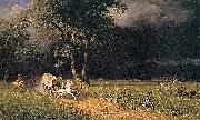 Albert Bierstadt The_Ambush oil on canvas